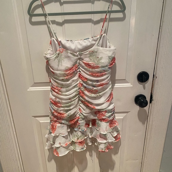 Bardot REMI FLORAL DRESS IN RED GARDEN L - Picture 8 of 12